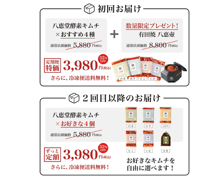 八恵堂の酵素キムチの口コミから評判を徹底調査!│食の宝箱